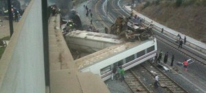Accidente de tren en España