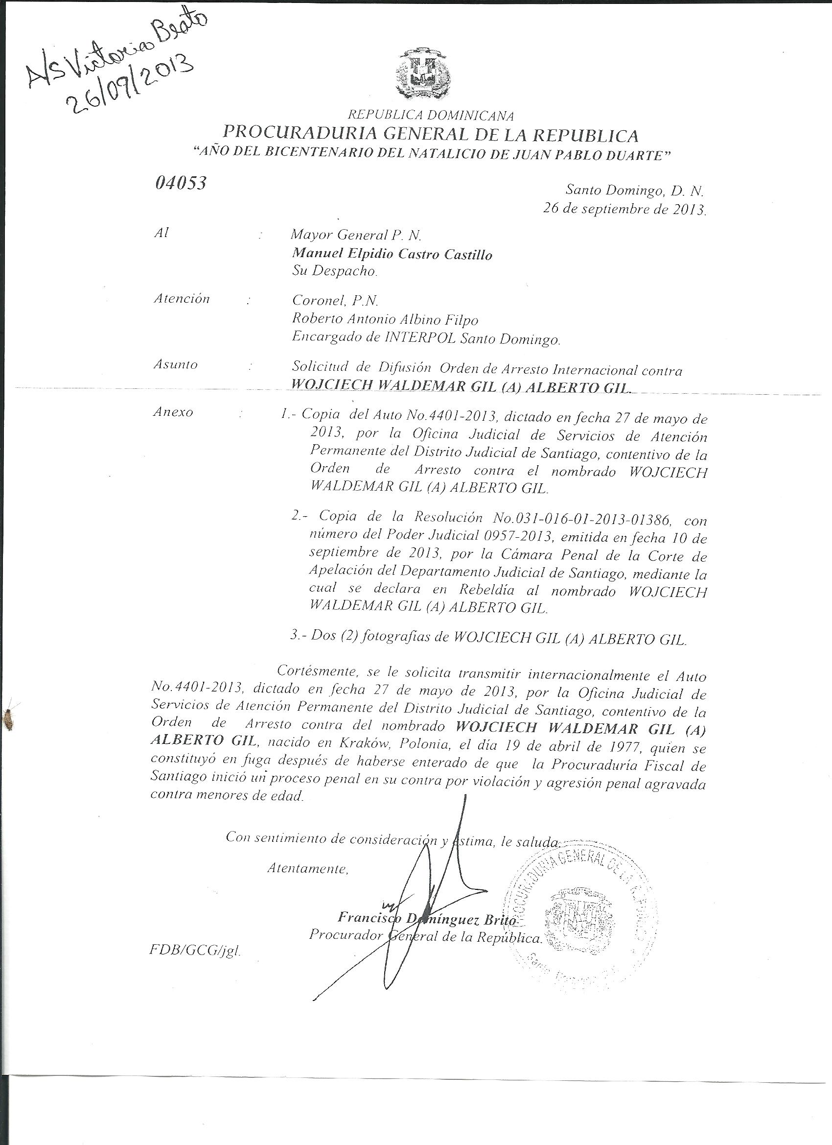 Ministerio Público Divulga Solicitud A Interpol Rd Para Orden De Arresto A Sacerdote Alberto Gil 0185