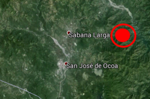 El sismo en San José de Ocoa fue de 3 grados en la escala Richter. 