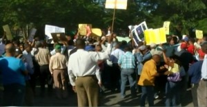 Protesta de los agrónomos