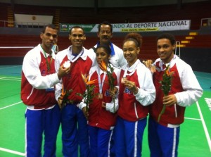 Seleccion Badminton RD Bolivarianos