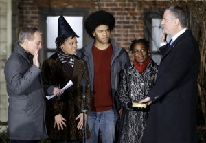 Bill de Blasio jura como alcalde de NY (AP)