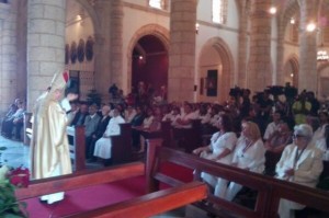 Cardenal López Rodríguez habló al oficiar una misa en La Catedral Primada de América