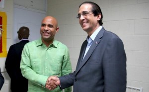Laurent Lamothe recibe a la Comisión dominicana en Juana Méndez