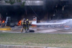 Explosión de gas en Santiago