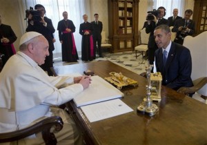 Papa Francisco y Barack Obama (AP)
