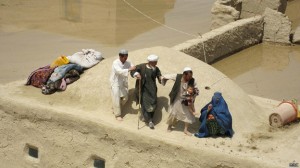 En Afganistán las casas de barro son muy vulnerables