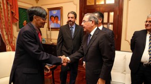 Danilo Medina y Premio Nóbel de la Paz (DICOM)