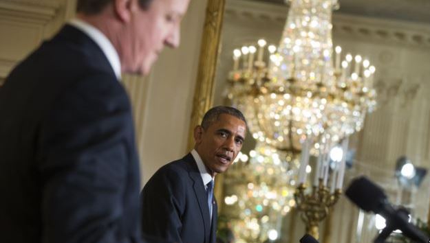 Prensa británica acusa a Obama de atacar a Cameron