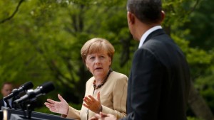 Obama busca apoyo de Merkel por crisis de refugiados sirios