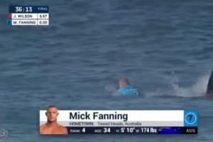 Campeón de surf sufre el ataque de un tiburón