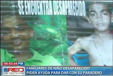 Familiares de niño desaparecido piden ayuda para dar con su paradero