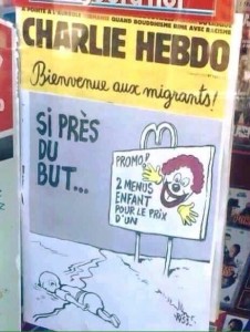 Charlie Hebdo se burla