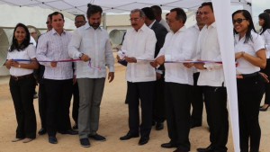 Presidente Medina inaugura proyecto avícola en Guayacanes