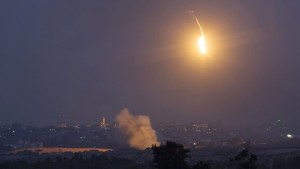 Israel interceptó un cohete que fue lanzado desde la Franja de Gaza