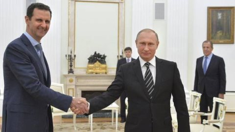 Asad y Putin reunidos en visita sorpresa a Rusia