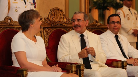 Presidente Danilo Medina recibe cartas credenciales de cuatro nuevos embajadores