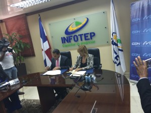 NCDN e INFOTEP firman acuerdo para capacitación de  colaboradores   