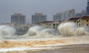 Tifón en sur de China deja al menos nueve muertos