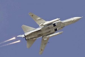 Aviones rusos atacan con todo a terroristas en Siria