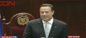 Presidente de Panamá visita Congreso Nacional RD