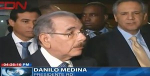 Presidente Medina llama a peledeístas a acudir a votaciones en convención