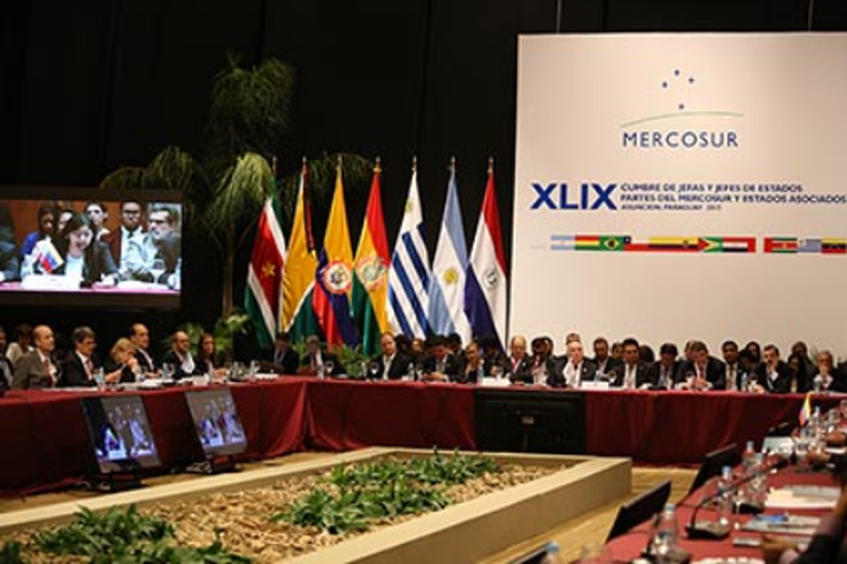 Uruguay recibe presidencia pro témpore del Mercosur