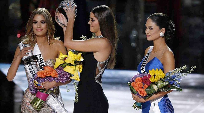 Miss Colombia agradece su coronación errónea