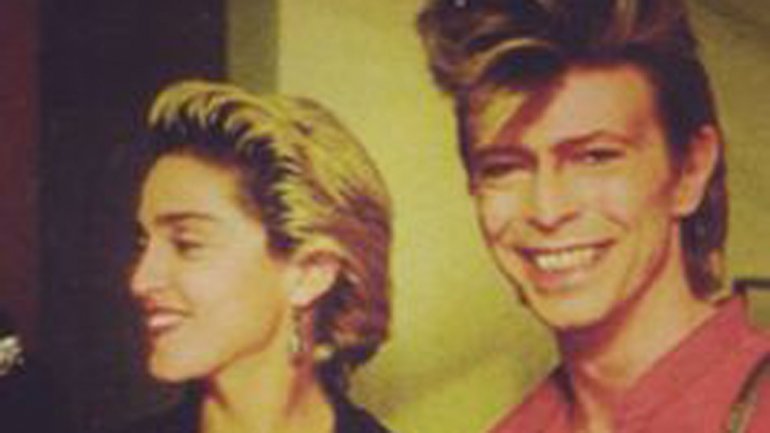 Madonna, "devastada" por la muerte de David Bowie