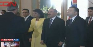 Presidente Danilo Medina recibe saludos de año nuevo