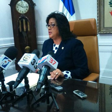 Cristina Lizardo advierte solo el pleno del Senado decide sobre suspensión del “barrilito”