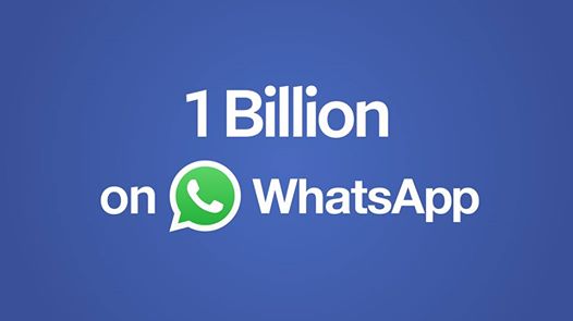 WhatsApp alcanza los mil millones de usuarios activos