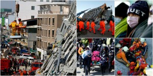 Aumenta a 42 el número de fallecidos de terremoto que asoló a Taiwán el sábado pasado