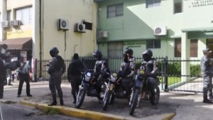 Fuerte contingente de seguridad en Palacio Ciudad Nueva por coerción Blas Peralta