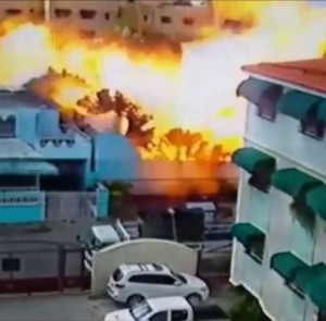Video capta momento exacto de explosión planta GLP