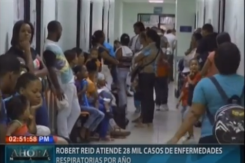 Hospital Robert Reíd atiende 28 mil casos de enfermedades respiratorias por año