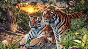 Nuevo reto visual de Facebook: ¿cuántos tigres ves en esta imagen?