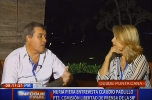 uria Piera, entrevistó a Claudio Paolillo, presidente Comisión de Libertad de Prensa de la (SIP)