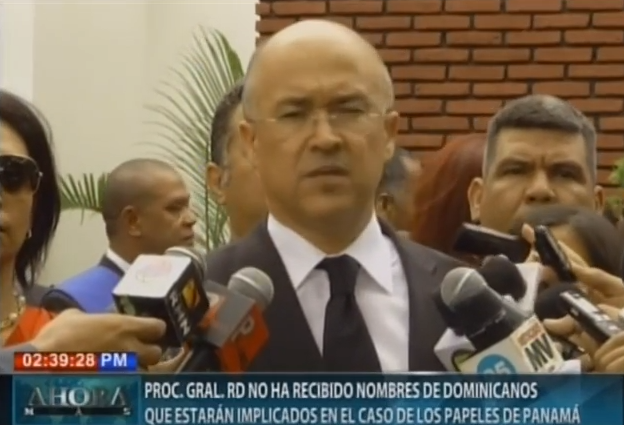 Procuraduría RD no ha recibido nombres de dominicanos implicados en caso de los “Papeles de Panamá”