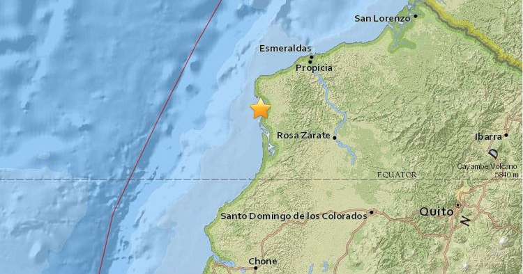 Réplica de magnitud 6.0 sacudió nuevamente Ecuador