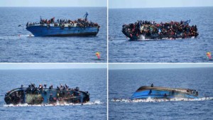 El dramático hundimiento de un barco lleno de inmigrantes en el Mediterráneo