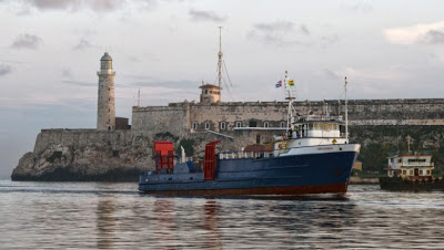 Hallan a tres polizones cubanos ocultos en un buque en la Florida