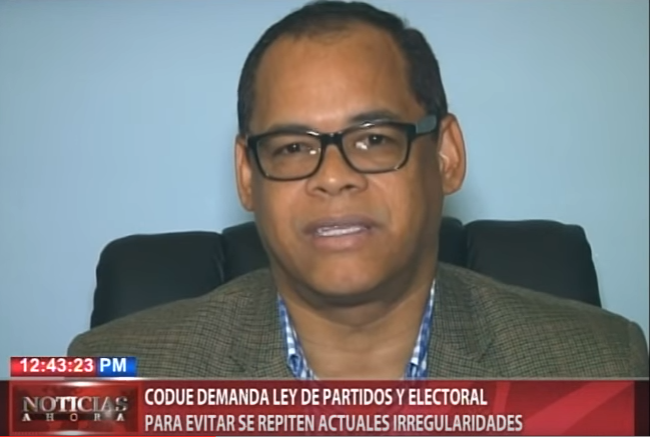 CODUE demanda Ley de Partidos y Electoral para evitar se repitan actuales irregularidades