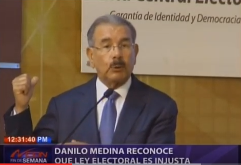 Danilo Medina dice tenían razón los que pedían el conteo manual de los votos