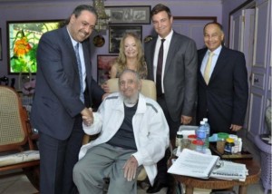 Fidel Castro se reúne con el príncipe de Kuwait
