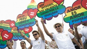 Marchan en Perú por matrimonio igualitario y derechos de homosexuales