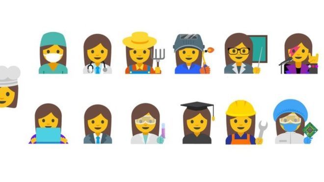 Nace el feminismo emoji: Google diseña unos emojis de mujeres trabajadoras