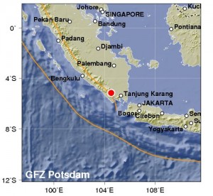 Indonesia: Un sismo de magnitud 5,7 en la isla de Sumatra 