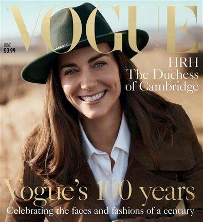 La duquesa de Cambridge posa para Vogue