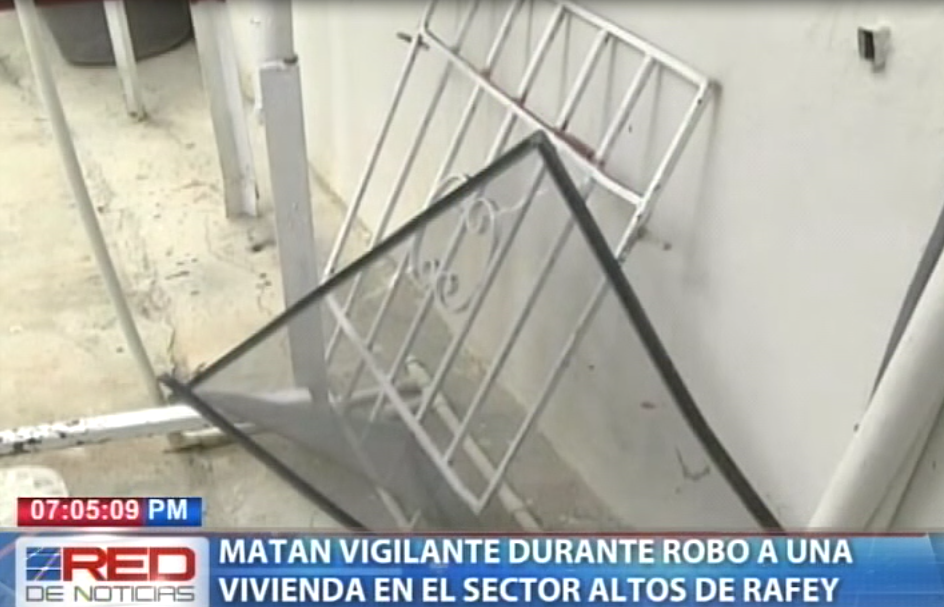 Matan vigilante durante robo a una vivienda en Santiago